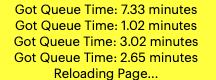 Queue times